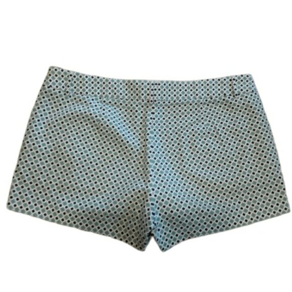 J. Crew City Fit Diamond Pattern Chino Shorts EUC sz 8 - Picture 5 of 7